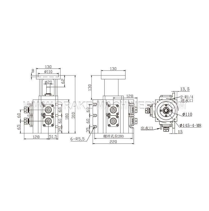 Cabezal de potencia integrado 2+2 Modelo LS-RS4-Y-ER20ER25