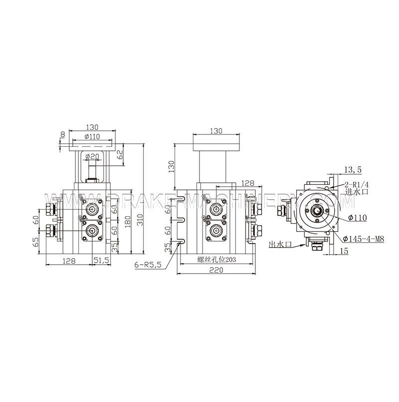 Cabezal de potencia integrado 2+2 Modelo LS-RS4-Y-ER20ER25