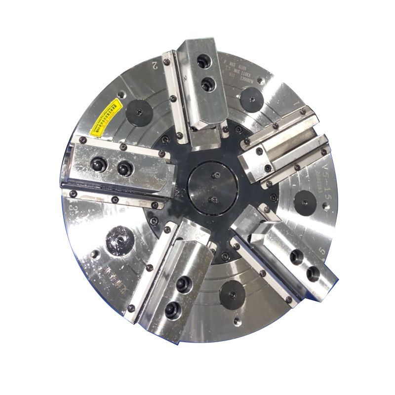 YK15-5 Mandril de potencia sólido para torno vertical de cinco mordazas