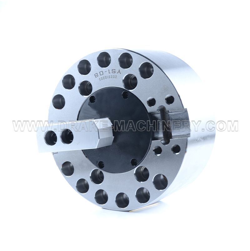 Mandril hidráulico de carrera larga, sólido medio, de una sola mordaza